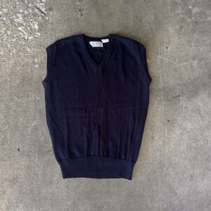 Vintage Navy Greg Richard Sweater Vest